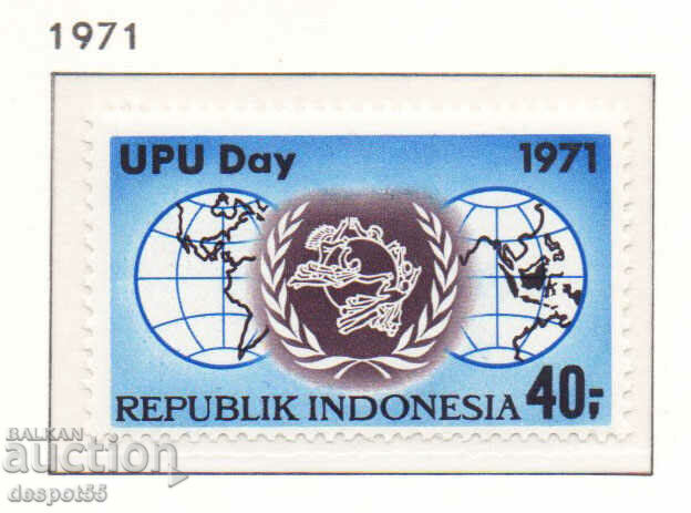 1971. Indonezia. Ziua Uniunii Poștale Universale (UPU).