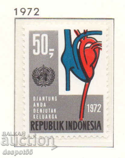 1972. Indonezia. Luna Mondială a Inimii.