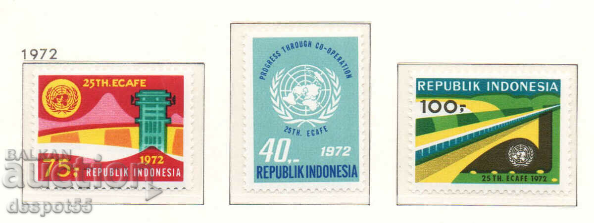 1972. Индонезия. 25-ата годишнина на E.C.A.F.E.