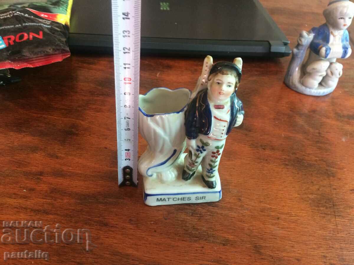 OLD PAINTED PORCELAIN - 5 OLD PAINTED PORCELAIN - 5