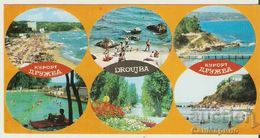 Card Bulgaria Varna Kurort Druzhba 10*