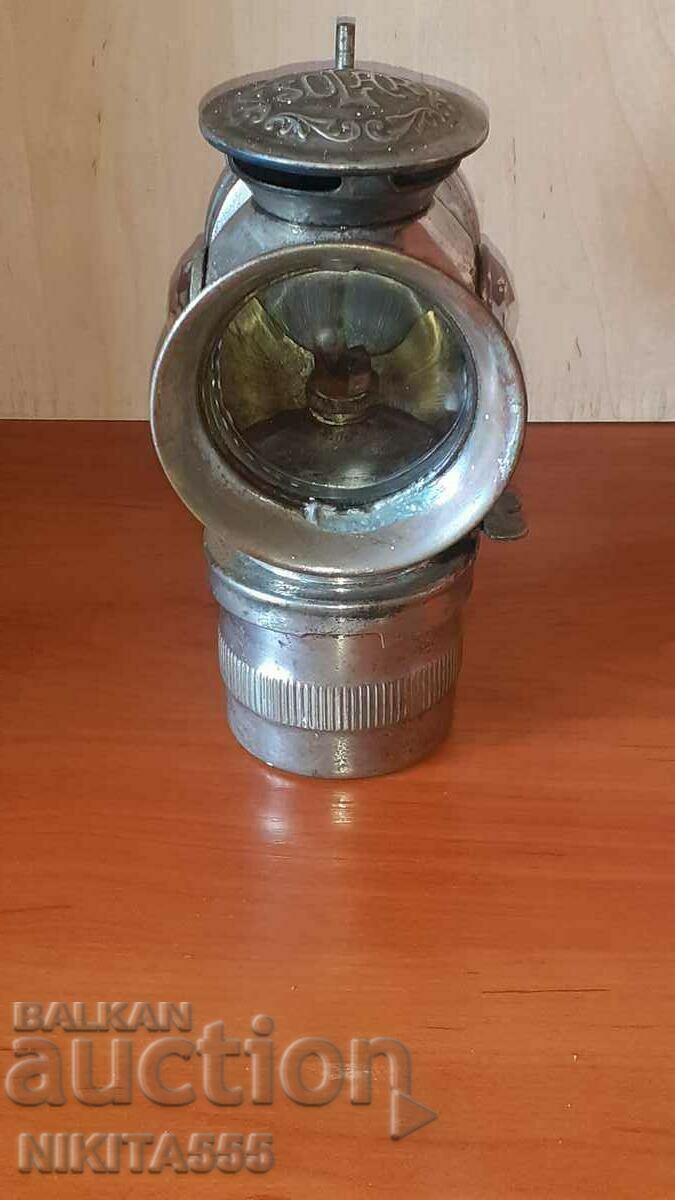 Παλιά λάμπα ποδηλάτου ασετιλίνης του 19ου αιώνα - ΗΠΑ με τιμή 360.00 BGN | € 184.07