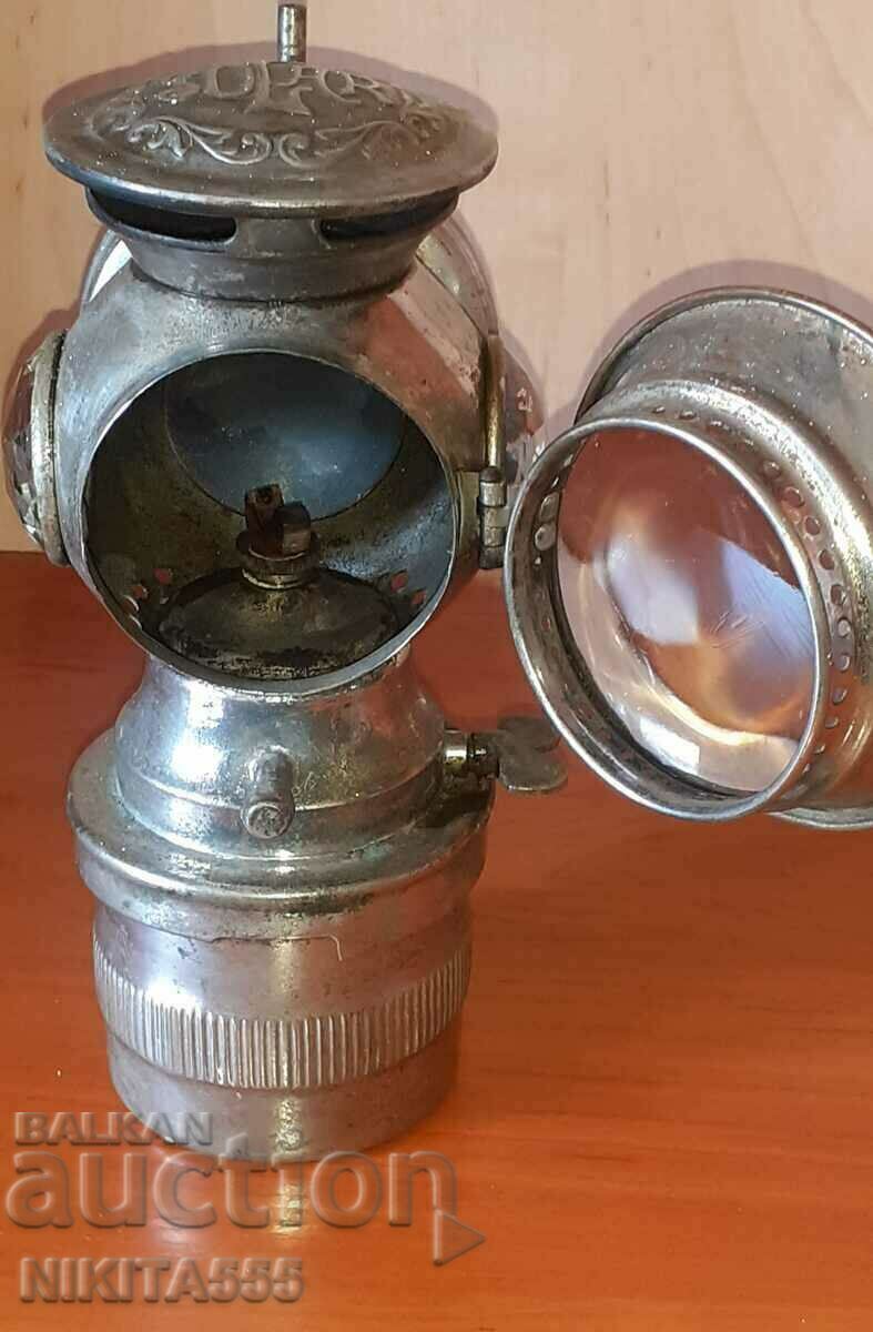 Δημοπρασία Παλιά λάμπα ποδηλάτου ασετιλίνης του 19ου αιώνα - ΗΠΑ