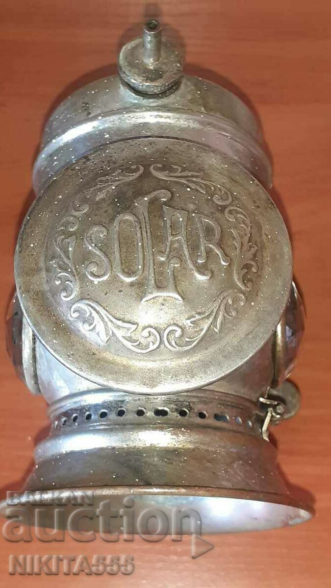 Παλιά λάμπα ποδηλάτου ασετιλίνης του 19ου αιώνα - ΗΠΑ - 5