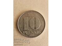10 Pfenning 1979 GDR