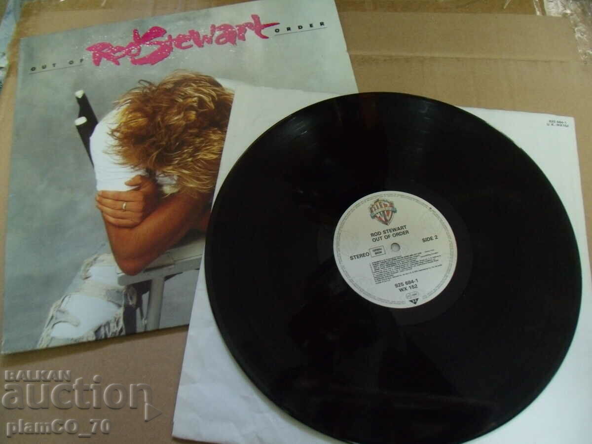 #*7024 old gramophone record - Rod Stewart - Out Of Order with price 10.00 BGN | € 5.11 #*7024 old gramophone record - Rod Stewart - Out Of Order with price 10.00 BGN | € 5.11