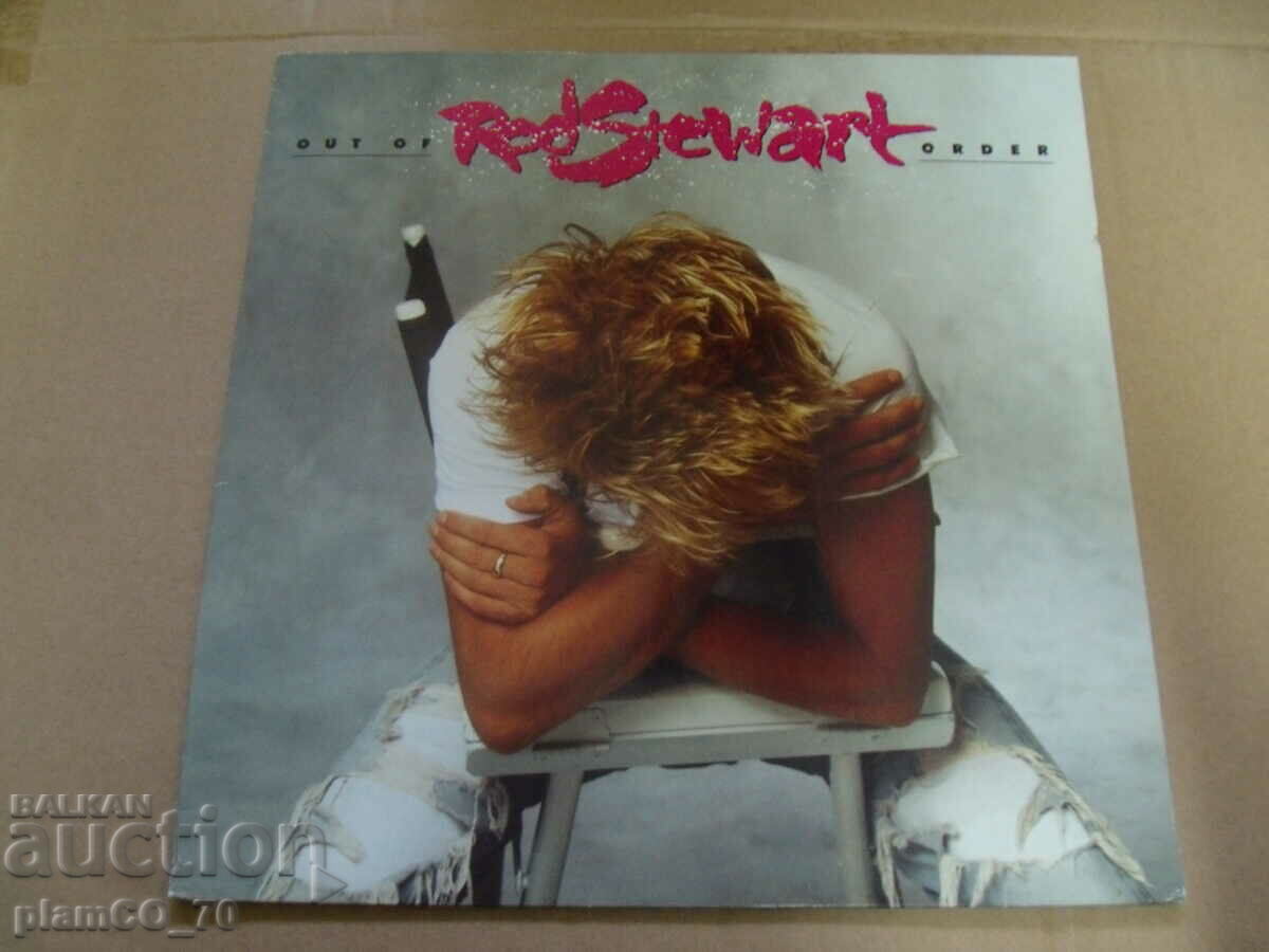 #*7024 record de gramofon vechi - Rod Stewart - Out Of Order