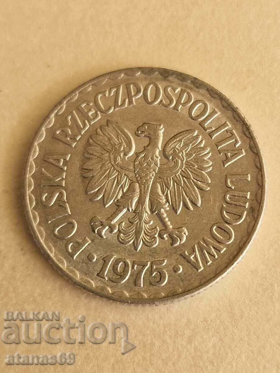 1 zloty 1975 Poland with price 0.69 BGN | € 0.35 1 zloty 1975 Poland with price 0.69 BGN | € 0.35