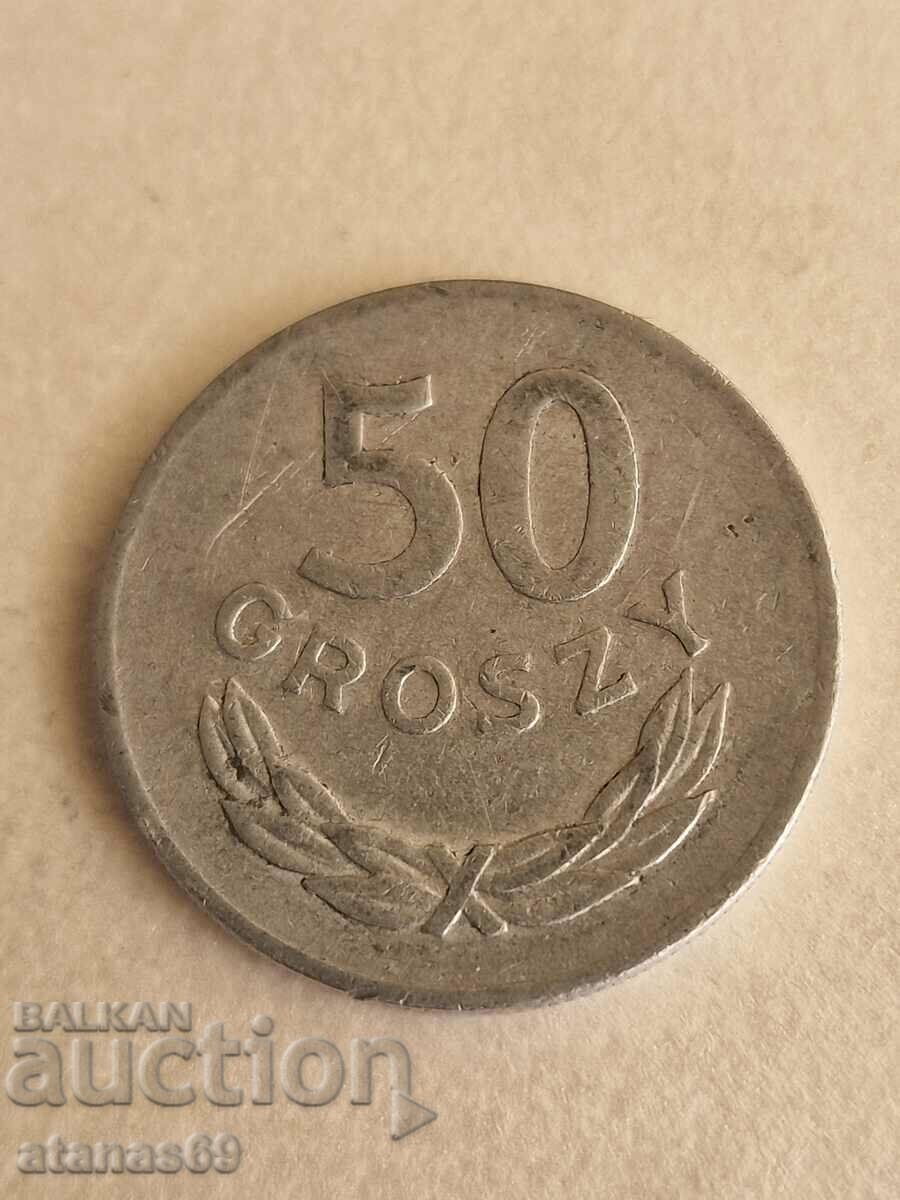 50 groszy 1973. Poland