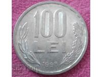 100 lei Romania 1993 start from 0.01
