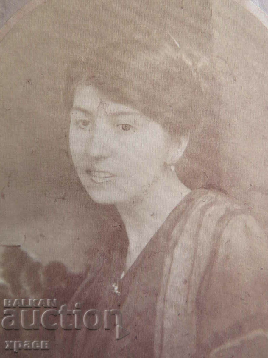 Auction  OLD PHOTO - CARDBOARD - TOMA KHITROV - SOFIA - LARGE 002