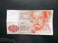 SPANIA, 2000 pesetas, 1980