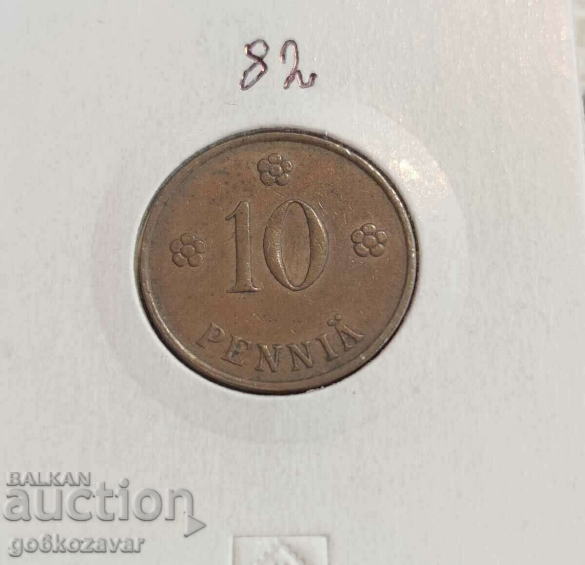 Finlanda 10 bani 1937
