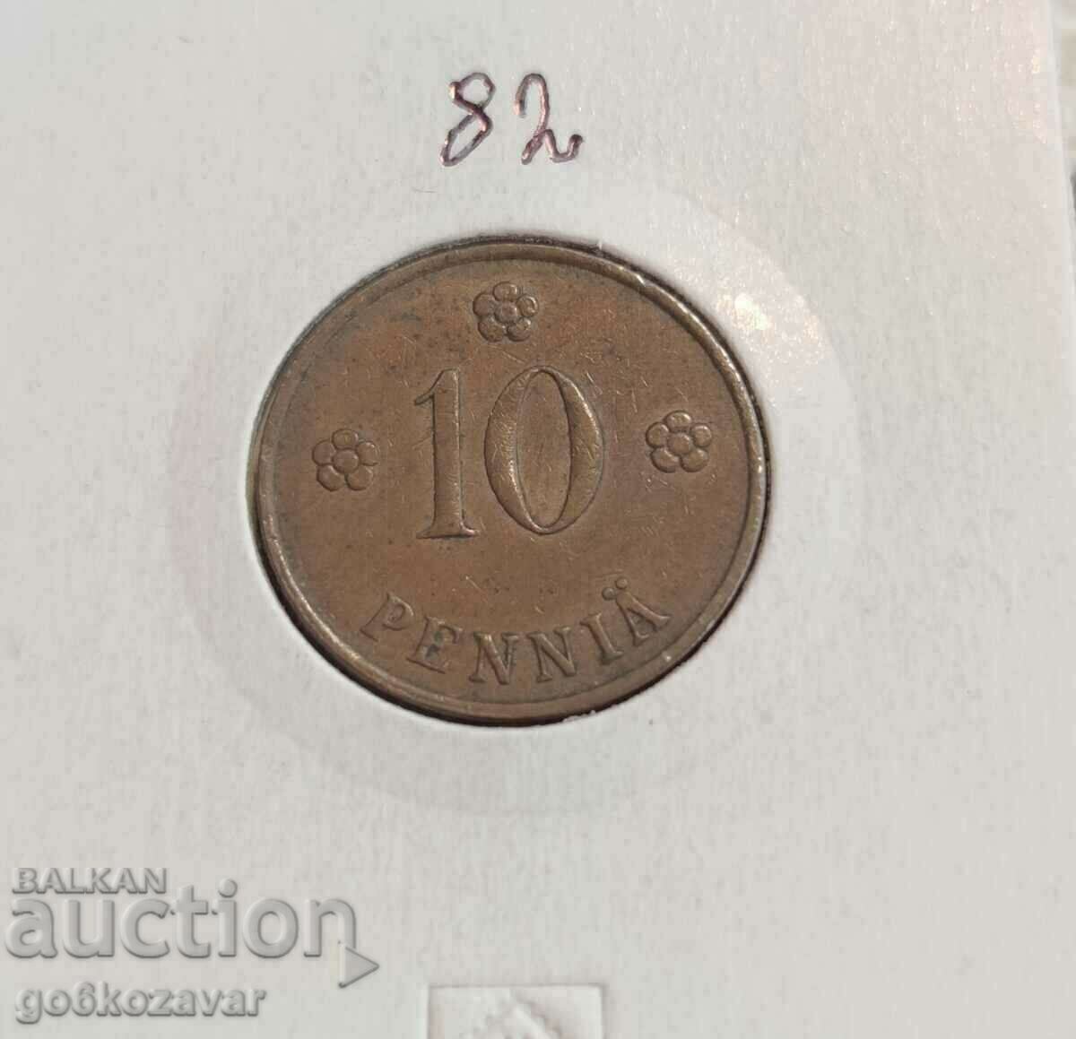 Finland 10 pennies 1937