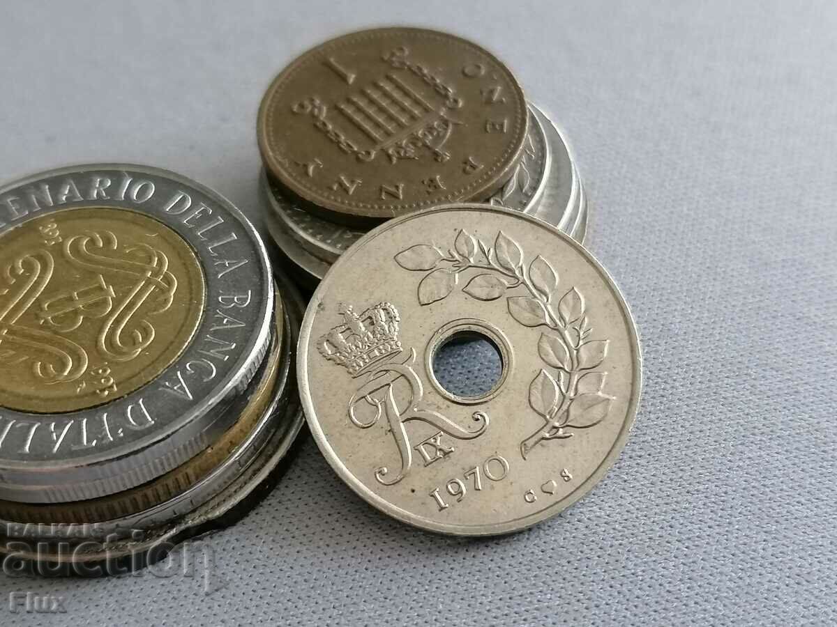 Coin - Denmark - 25 Ores | 1970 with price 1.65 BGN | € 0.84