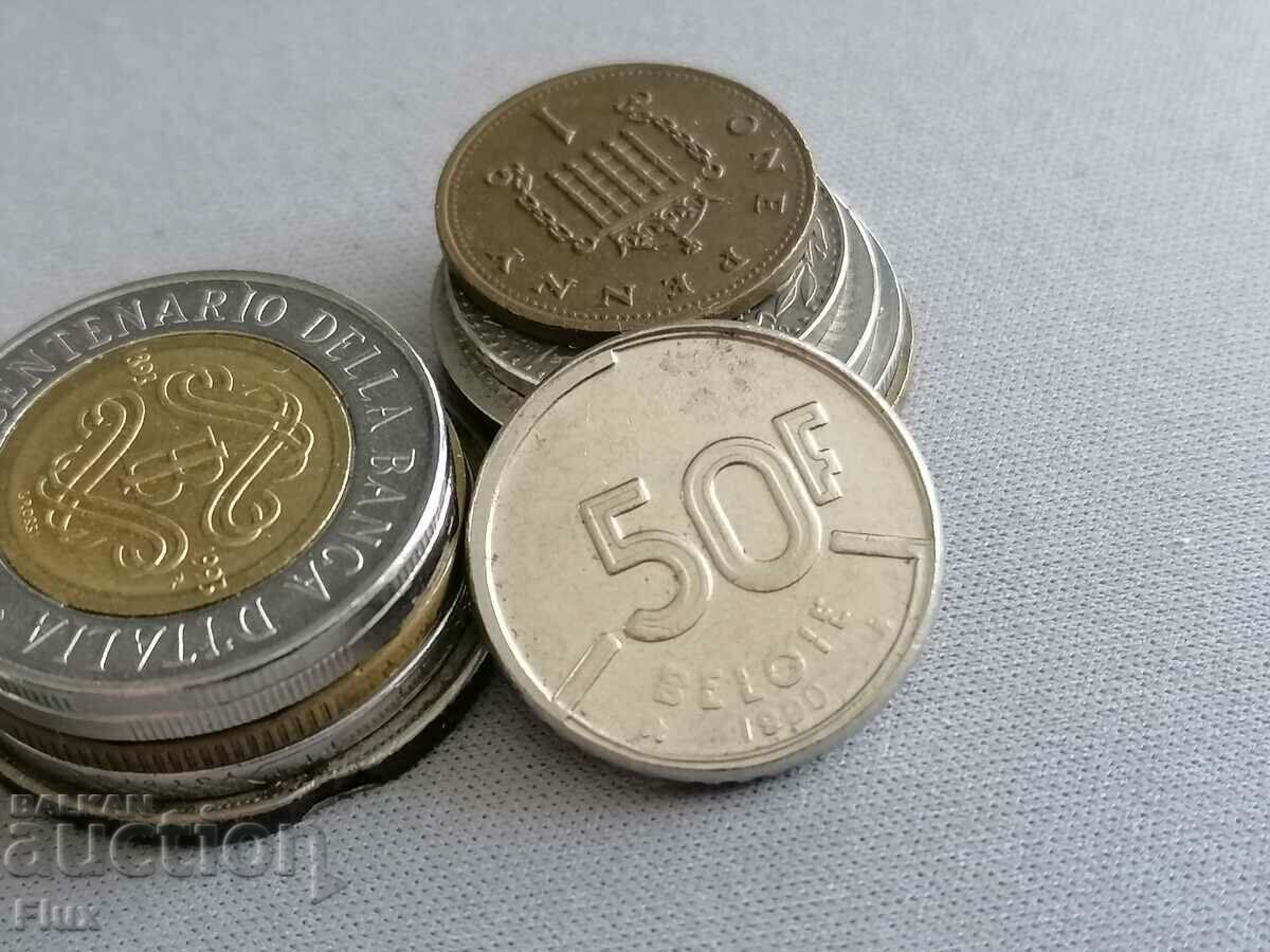 Κέρμα - Βέλγιο - 50 φράγκα | 1990