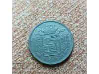 Belgium 5 francs 1943 zinc