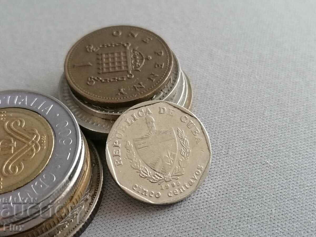 Κέρμα - Κούβα - 5 centavos | 1998 με τιμή 1.65 BGN | € 0.84 Κέρμα - Κούβα - 5 centavos | 1998 με τιμή 1.65 BGN | € 0.84