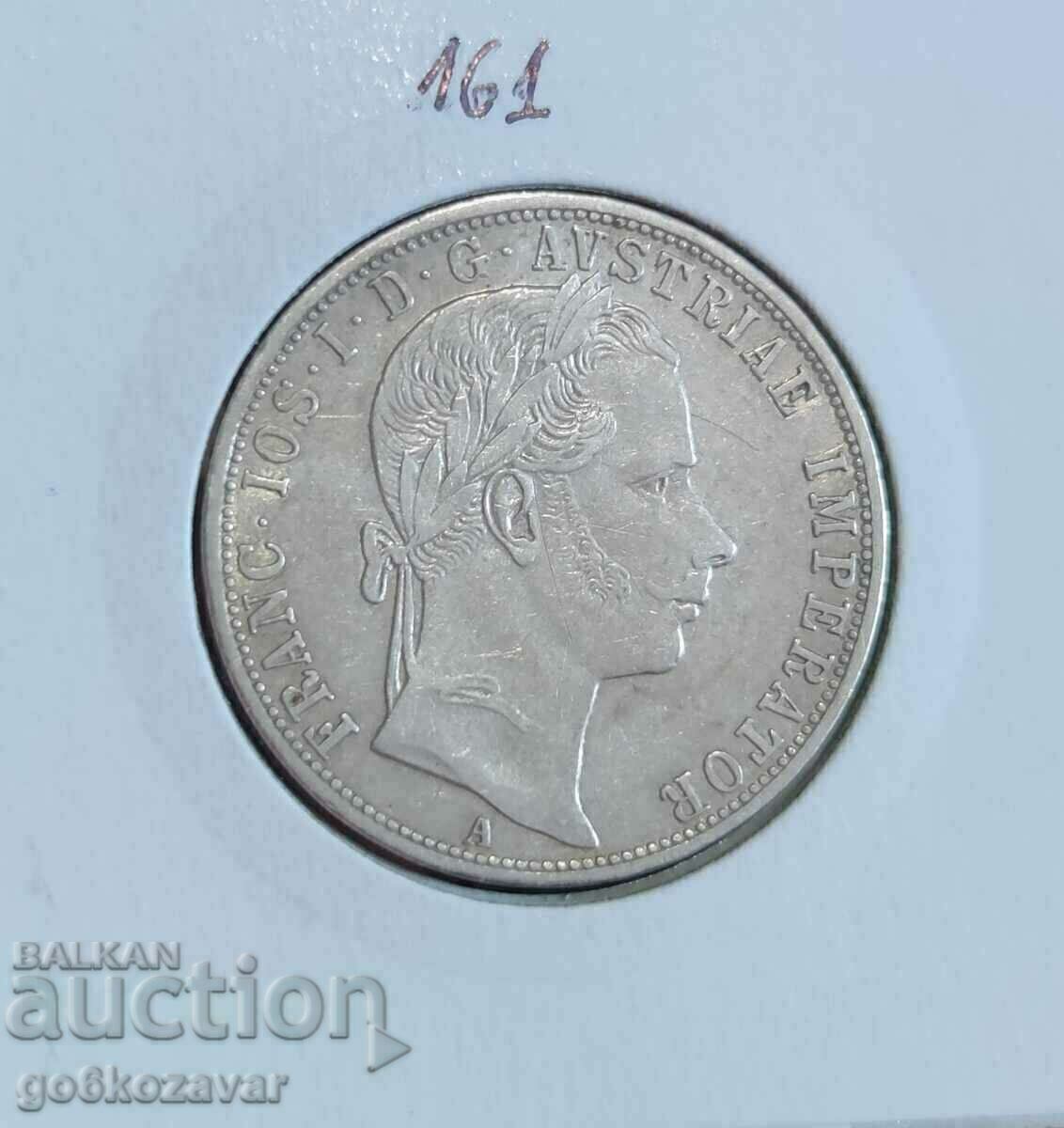 Austria 1 Florin 1859 Argint !