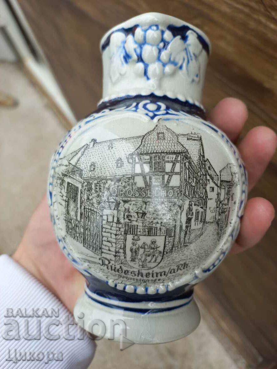 GERMAN PORCELAIN JUG with price 40.00 BGN | € 20.45 GERMAN PORCELAIN JUG with price 40.00 BGN | € 20.45