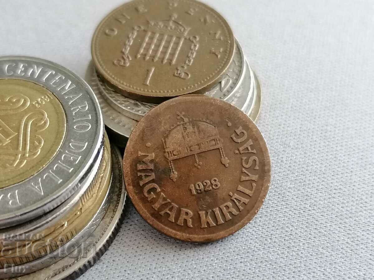 Coin - Hungary - 2 fillers | 1928 with price 3.65 BGN | € 1.87 Coin - Hungary - 2 fillers | 1928 with price 3.65 BGN | € 1.87