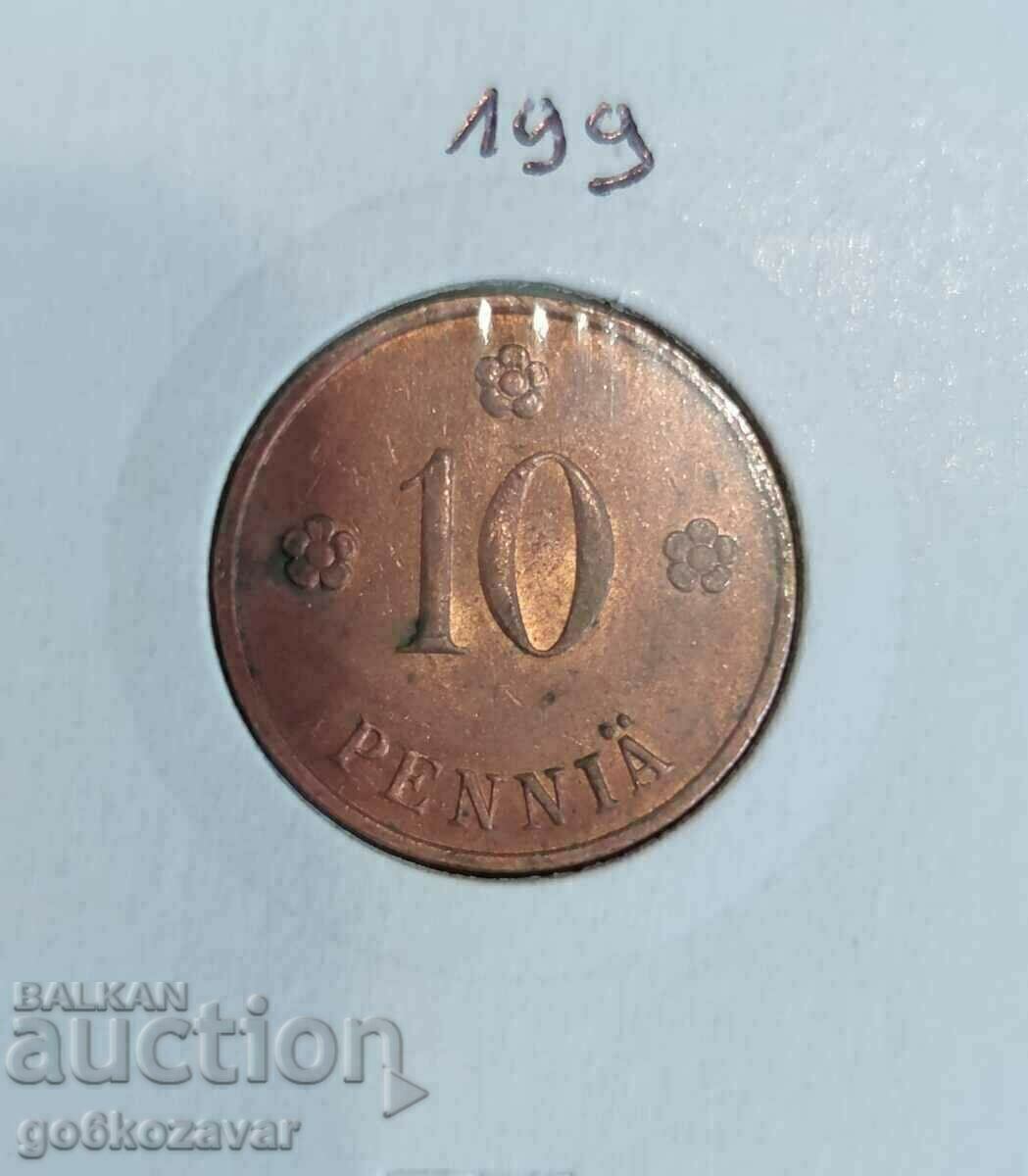 Finland 10 pennies 1938