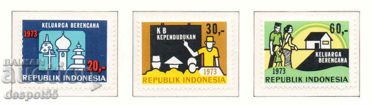 1973. Ινδονησία. Οικογενειακός προγραμματισμός.