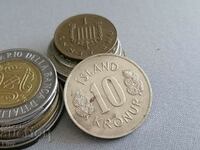 Mонета - Исландия - 10 крони | 1978г.