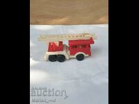 Old plastic toy - fire engine