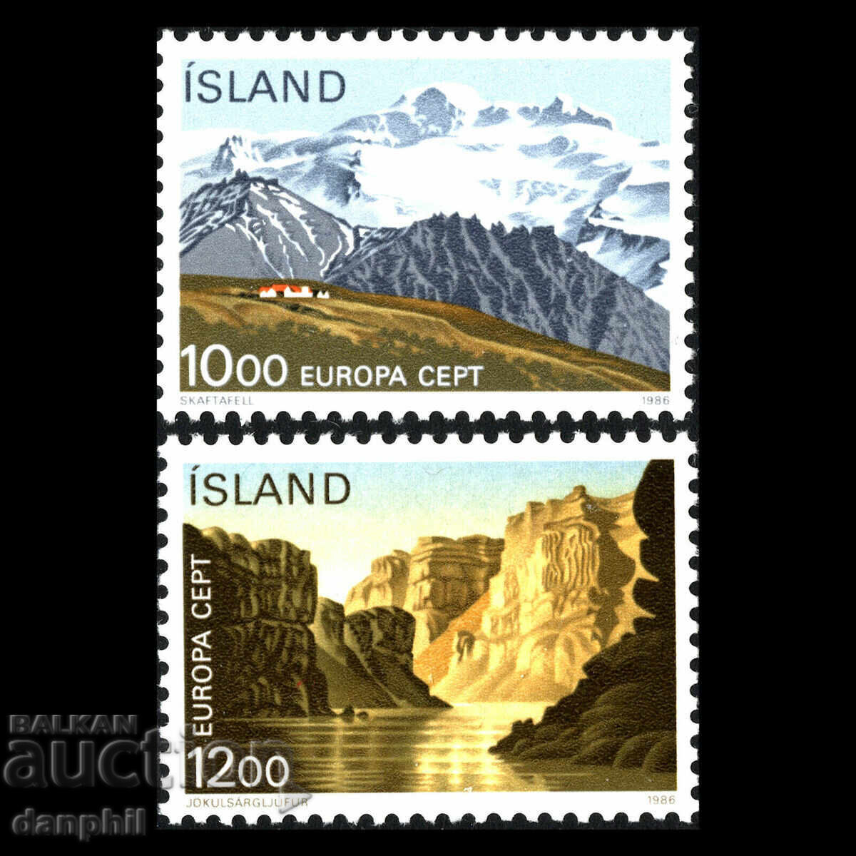 Iceland 1986 Europe CEPT (**) clean, unstamped Iceland 1986 Europe CEPT (**) clean, unstamped