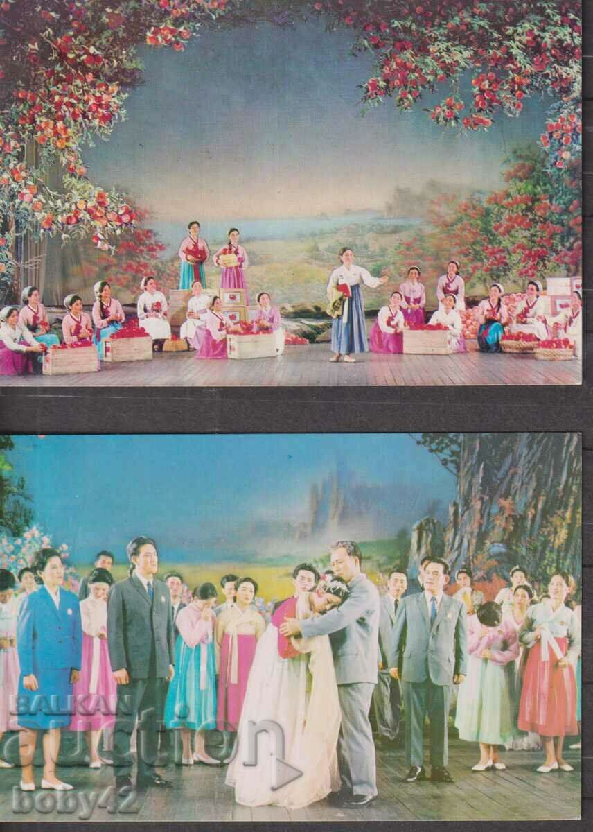 Scene URSS de la Opera Japoneză 2 buc.