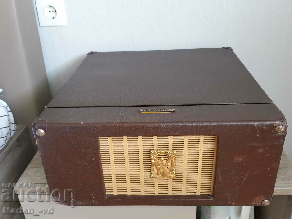 Auction  Very rare LA VOIX DE SON MAITRE turntable