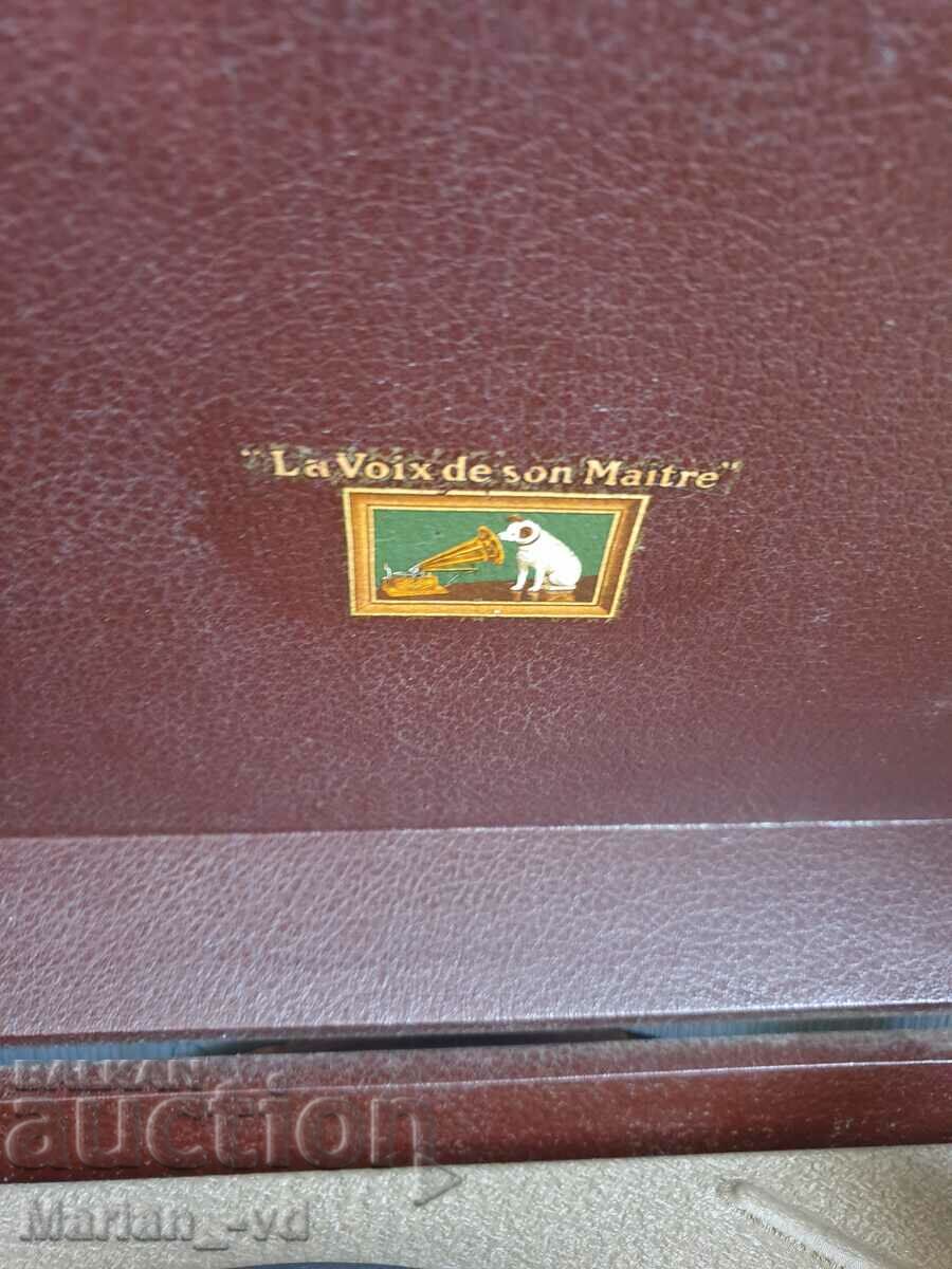 Delivery of Very rare LA VOIX DE SON MAITRE turntable