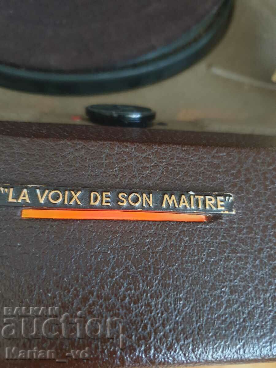 Very rare LA VOIX DE SON MAITRE turntable - 5