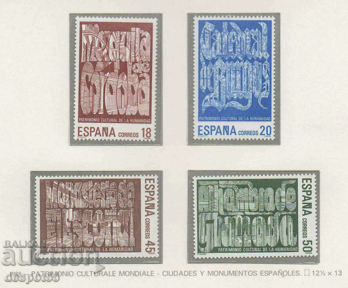 1988. Spain. UNESCO World Heritage Site.