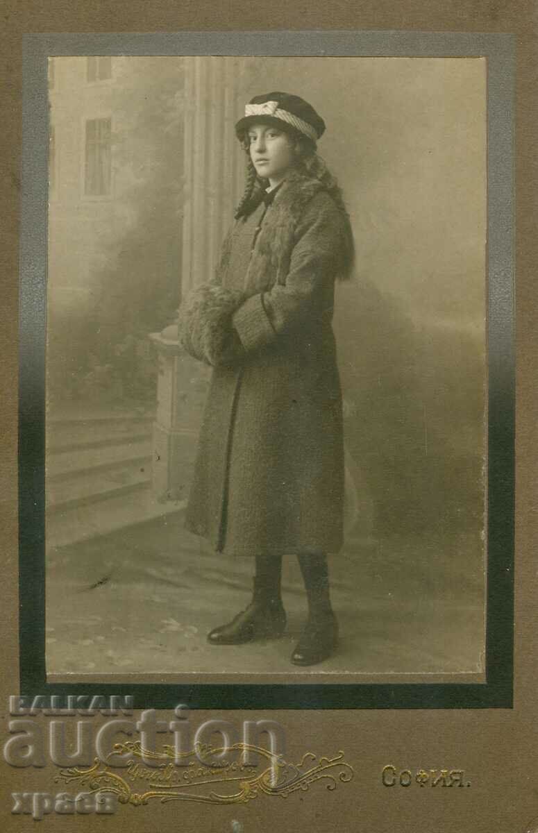 OLD PHOTO - CARDBOARD - TSOCHO FAKIROV - SOFIA - G088