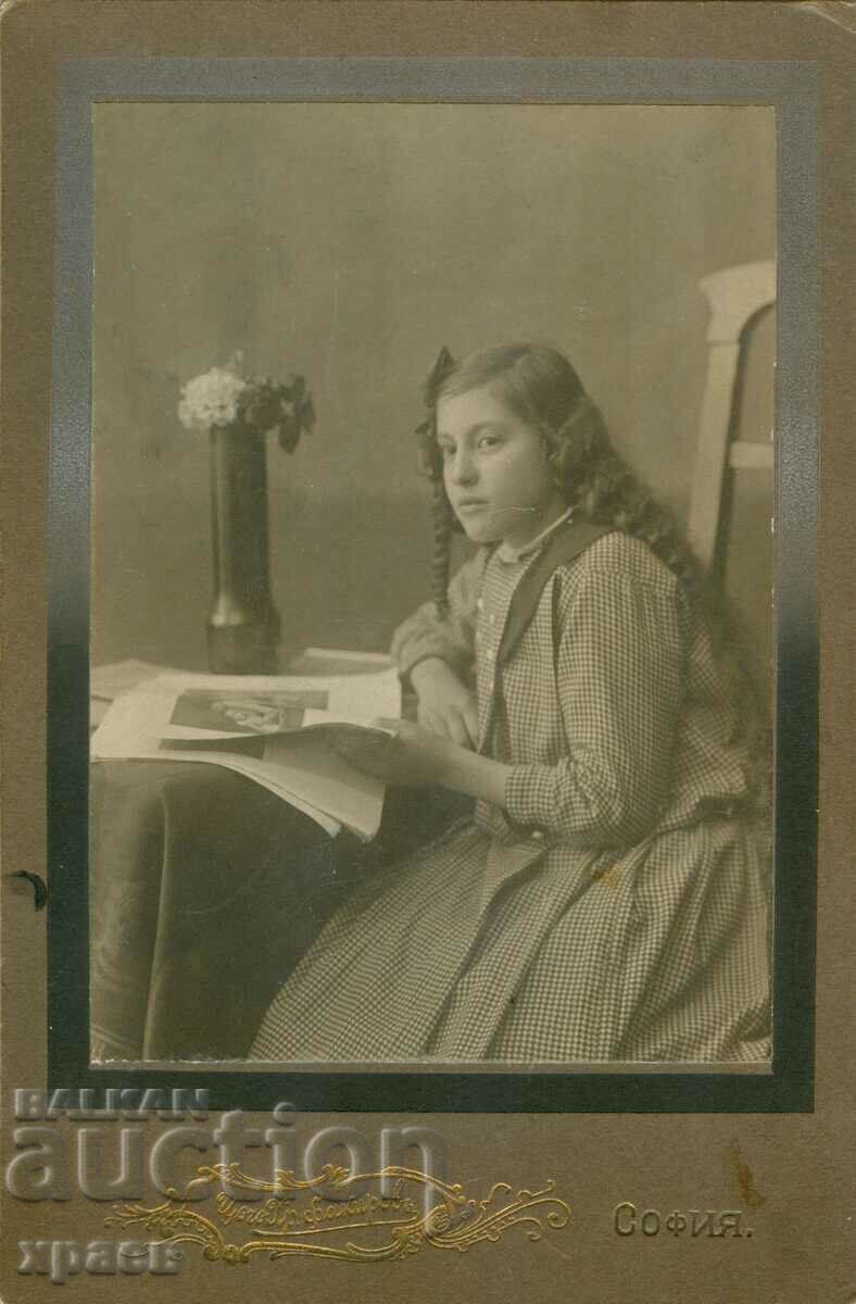 OLD PHOTO - CARDBOARD - TSOCHO FAKIROV - SOFIA - G089
