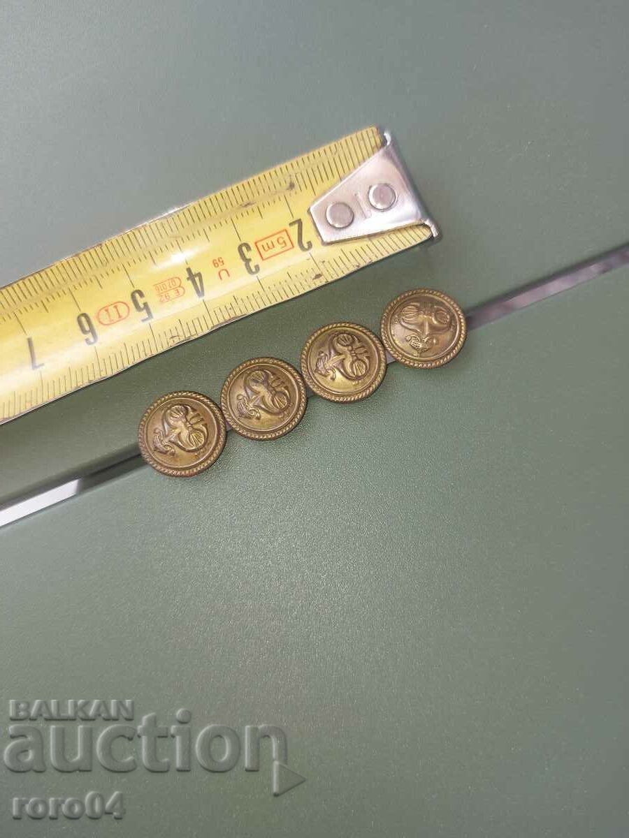 Delivery of OFFICER'S BUTTONS - KINGDOM OF BULGARIA