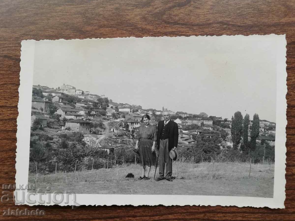 Fotografie veche Regatul Bulgariei - Vedere din Ivaylovgrad 1940