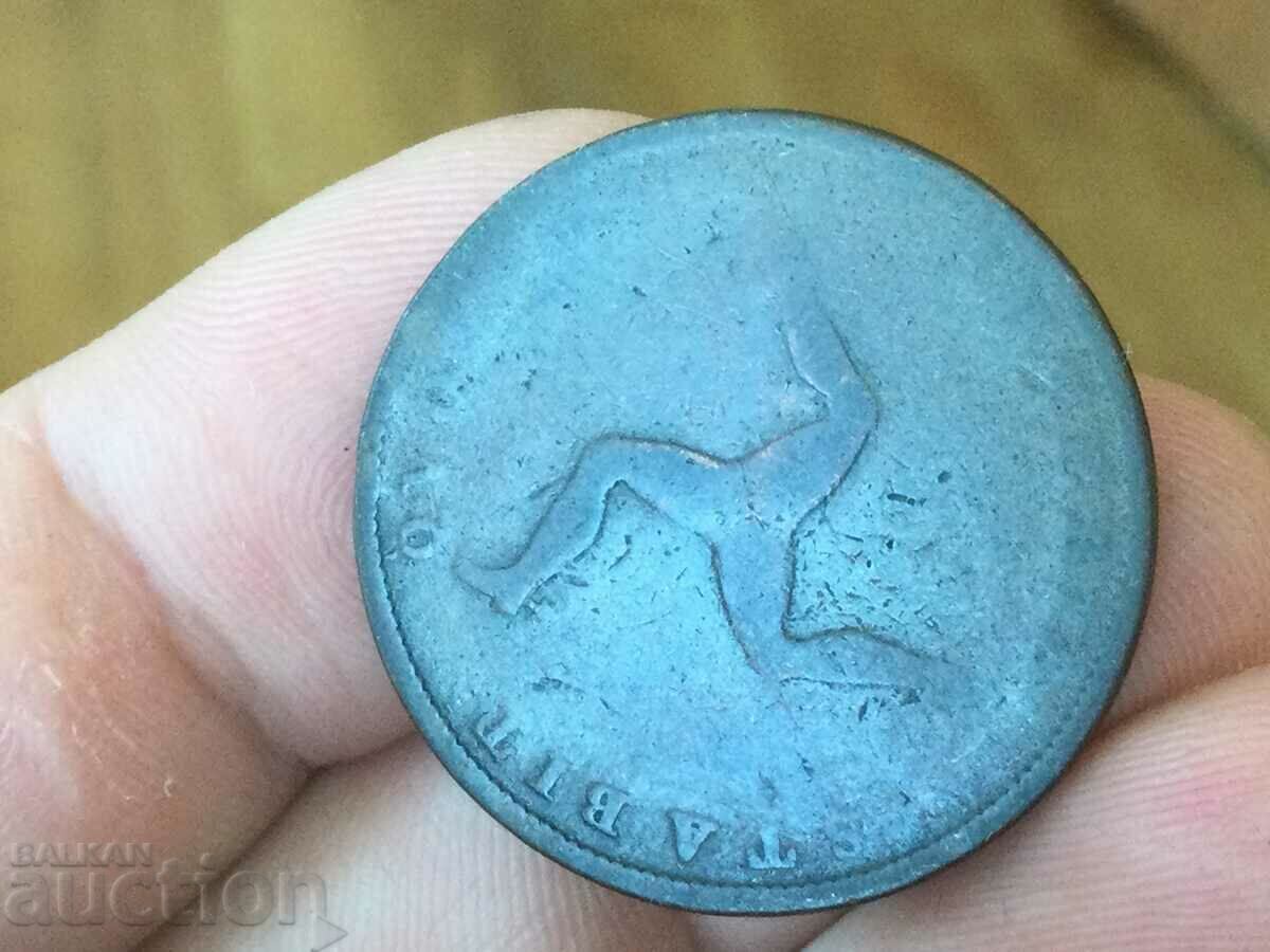 Isle of Man Great Britain 1/2 Penny 1839 Queen Victoria with price 18.00 BGN | € 9.20 Isle of Man Great Britain 1/2 Penny 1839 Queen Victoria with price 18.00 BGN | € 9.20