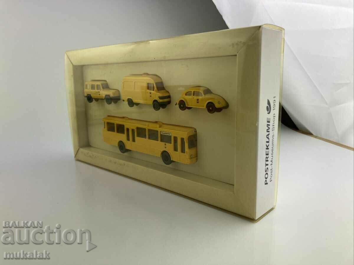 WIKING HO 1/87 4 PCS POSTAL MODEL IN ORIGINAL PACKAGING - 7 WIKING HO 1/87 4 PCS POSTAL MODEL IN ORIGINAL PACKAGING - 7