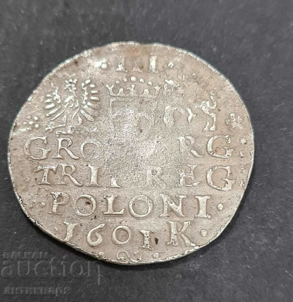 Auction Sigismund 1601 silver Auction Sigismund 1601 silver