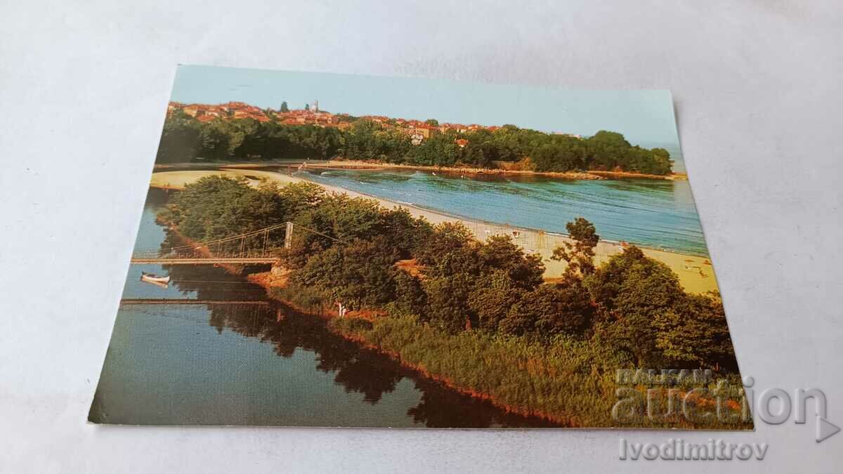 Postcard Primorsko 1983