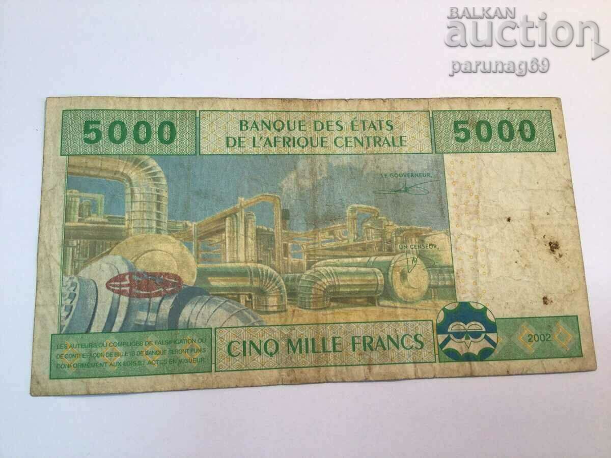 Κονγκό 5000 φράγκα 2002 με τιμή € 15.00 | 29.34 BGN