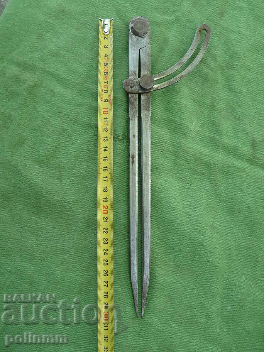 Old German compass / ruler