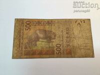 Мали 500 франка  2012 година (АС)