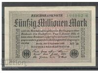 Райхсбанкнота -50 000 000 М 1923 г