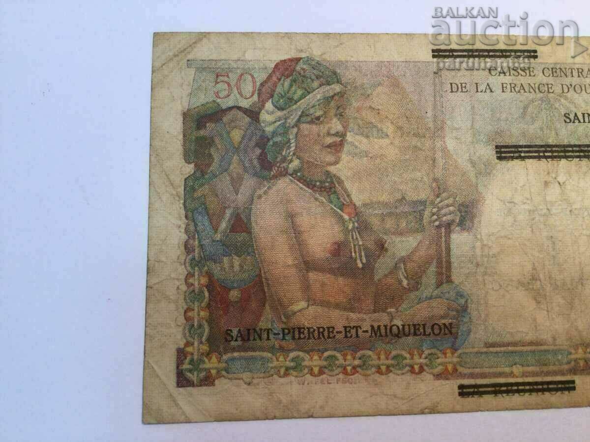 Аукцион Сен Пиер и Микелон 1 нов франк 1960 година (АС)