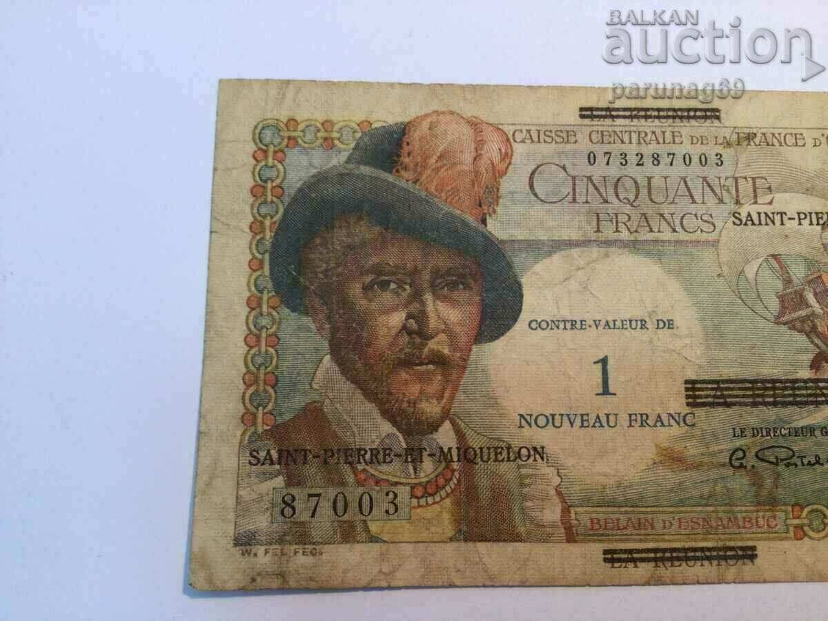 Saint Pierre and Miquelon 1 new franc 1960 (AU) - 5 Saint Pierre and Miquelon 1 new franc 1960 (AU) - 5