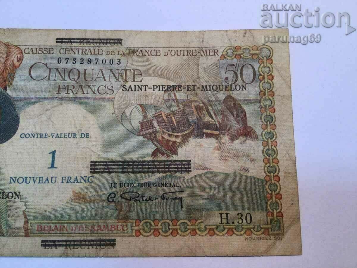 Saint Pierre and Miquelon 1 new franc 1960 (AU) - 6 Saint Pierre and Miquelon 1 new franc 1960 (AU) - 6